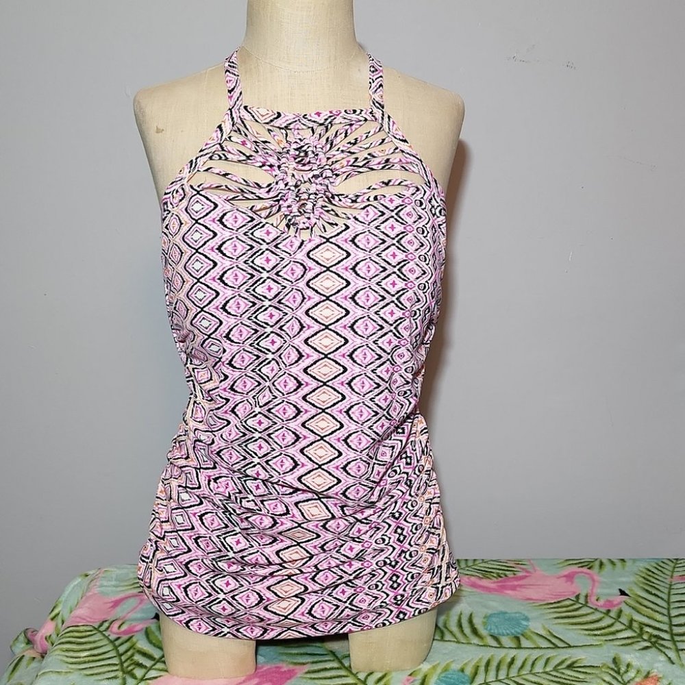 Island Escape halter swim top 16